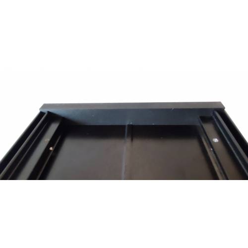 Zaślepki do profilu aluminiowego 160mm CZARNE komplet - PCV – 2szt